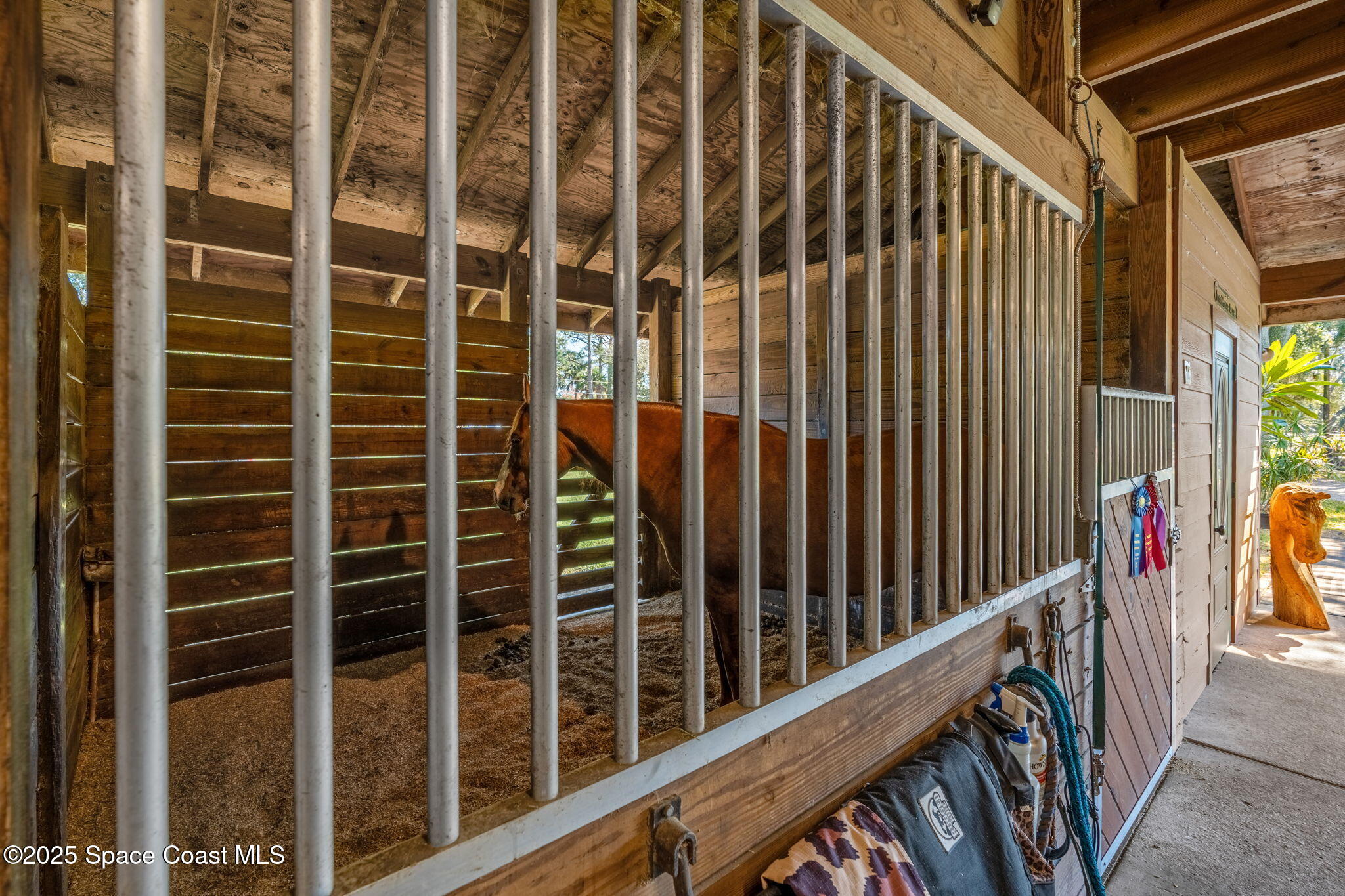 4630 James Road Cocoa, FL 32926 - Photo 25 of 58 a view of a balcony with wooden floor