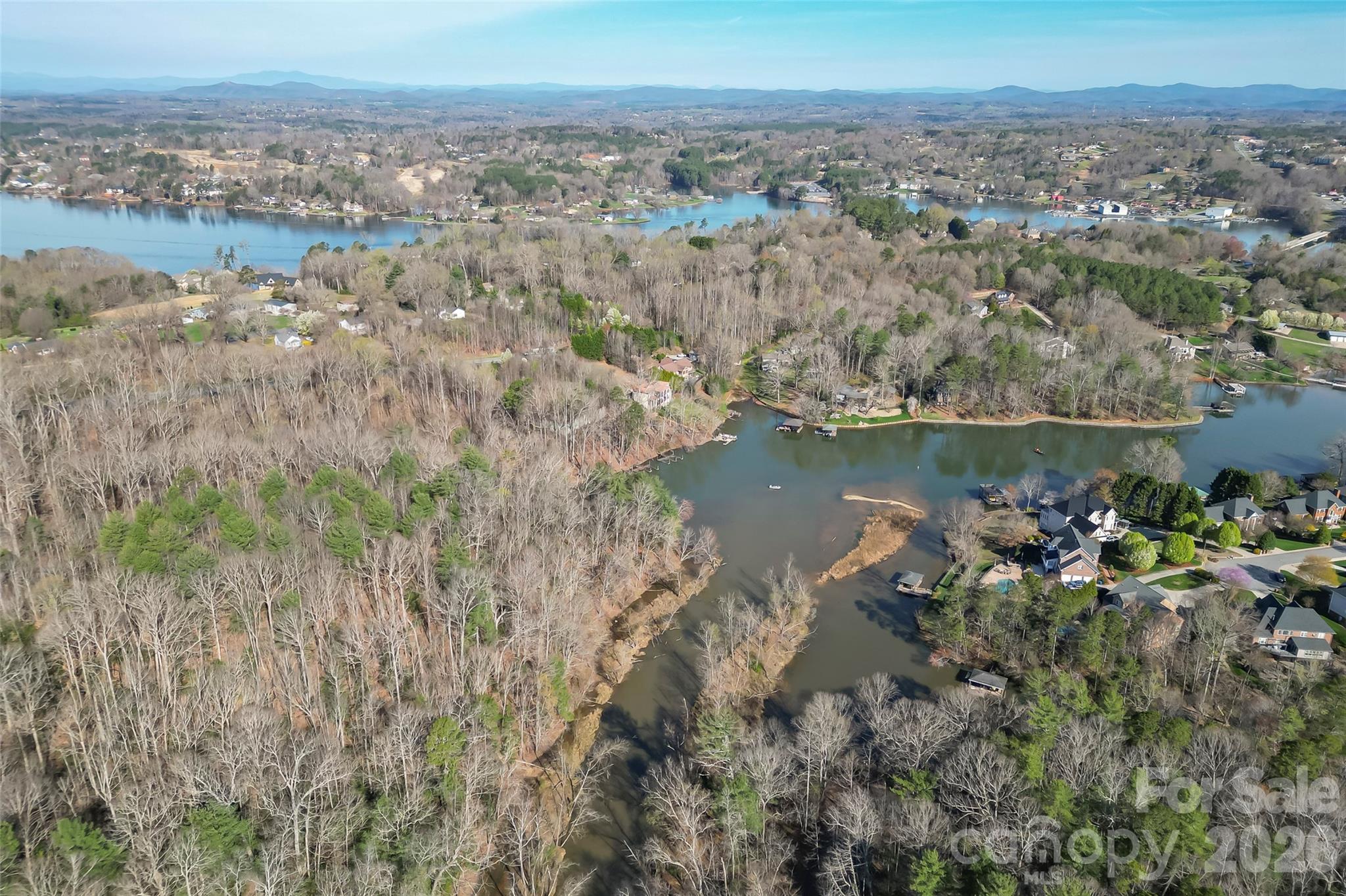 4526 North Center Street Hickory, NC 28601 - Photo 3 of 5 an aerial view of a town with couple of houses