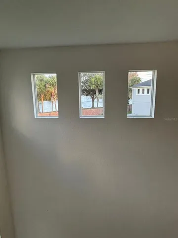 a view of hallway with window