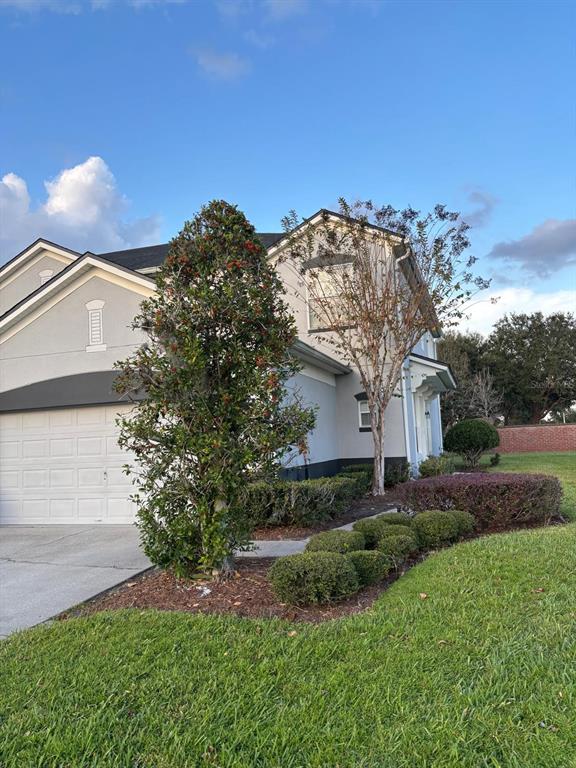 1215 Shallcross Avenue Orlando, FL 32828 - Photo 5 of 44 a backyard of a house with plants and large tree