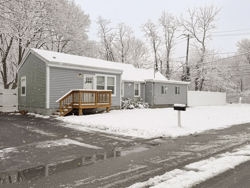 a view of a white house