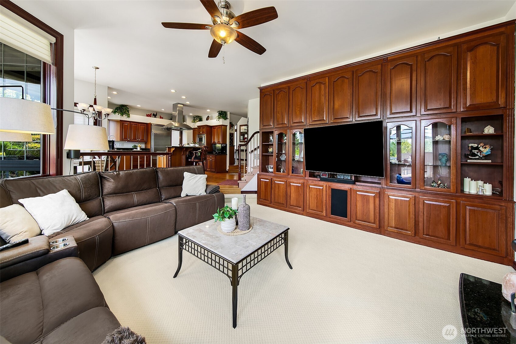 21031 49th Avenue Southeast Bothell, WA 98021 - Photo 14 of 40 a living room with furniture and a flat screen tv