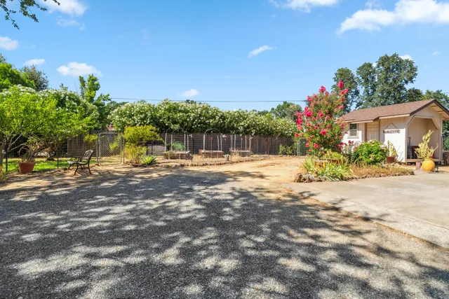 a view of a house with patio