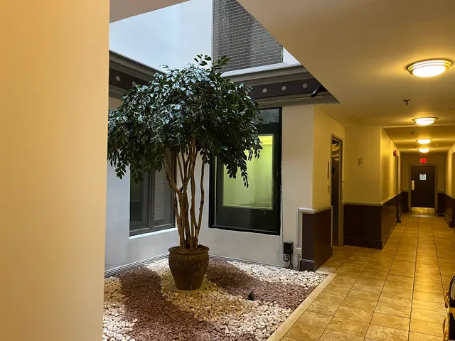 a view of a entryway door front of house