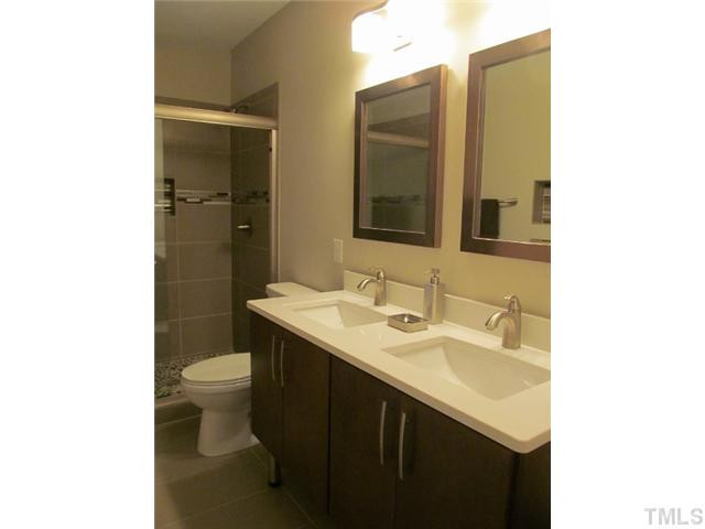 3444 Rugby Road Durham, NC 27707 - Photo 11 of 24 Double vanity was custom made for this master bathroom.