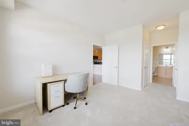 a view of an empty room