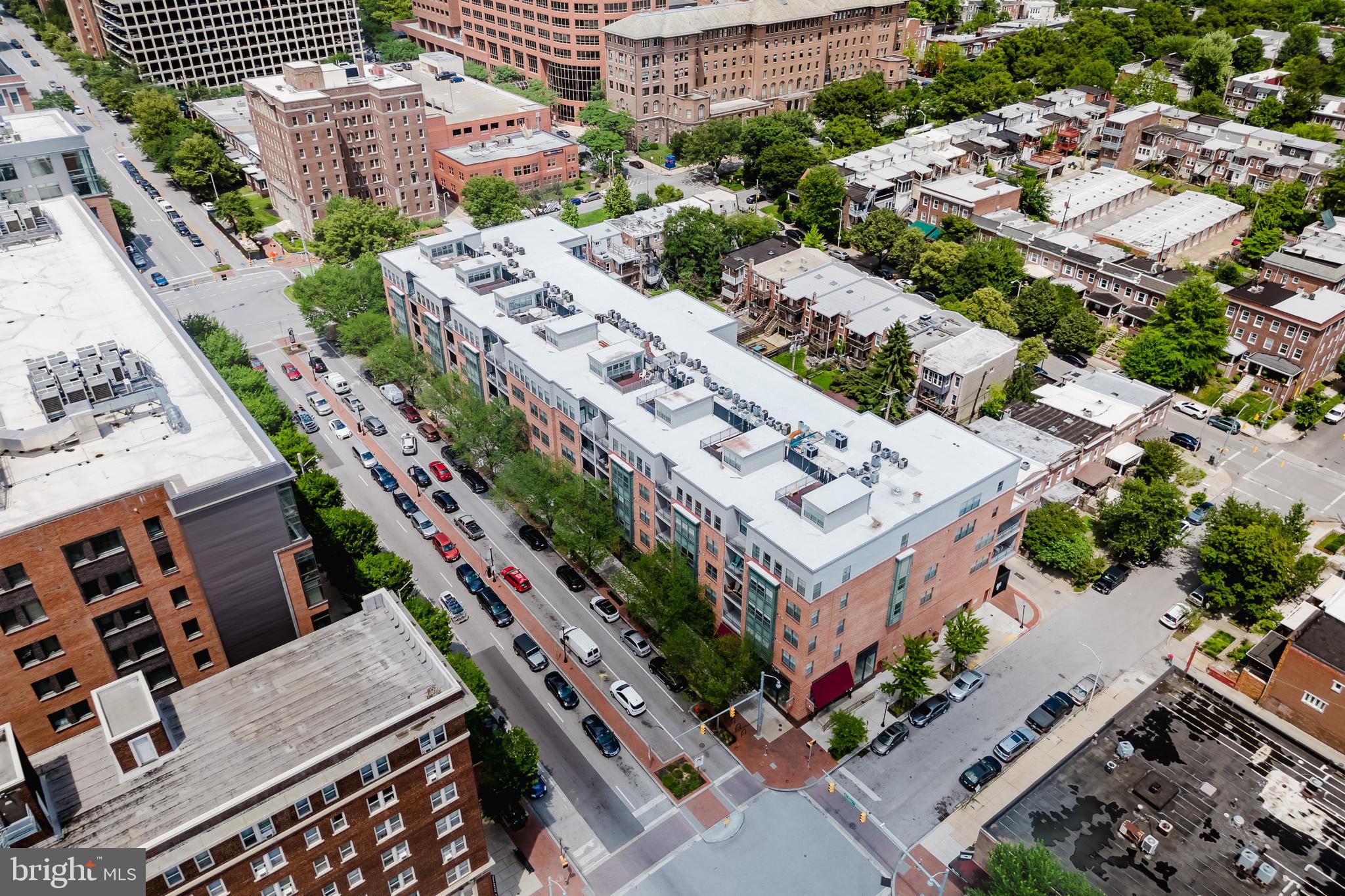 3201 St Paul Street, Unit 412 Baltimore, MD 21218 - Photo 19 of 23 an aerial view of a city