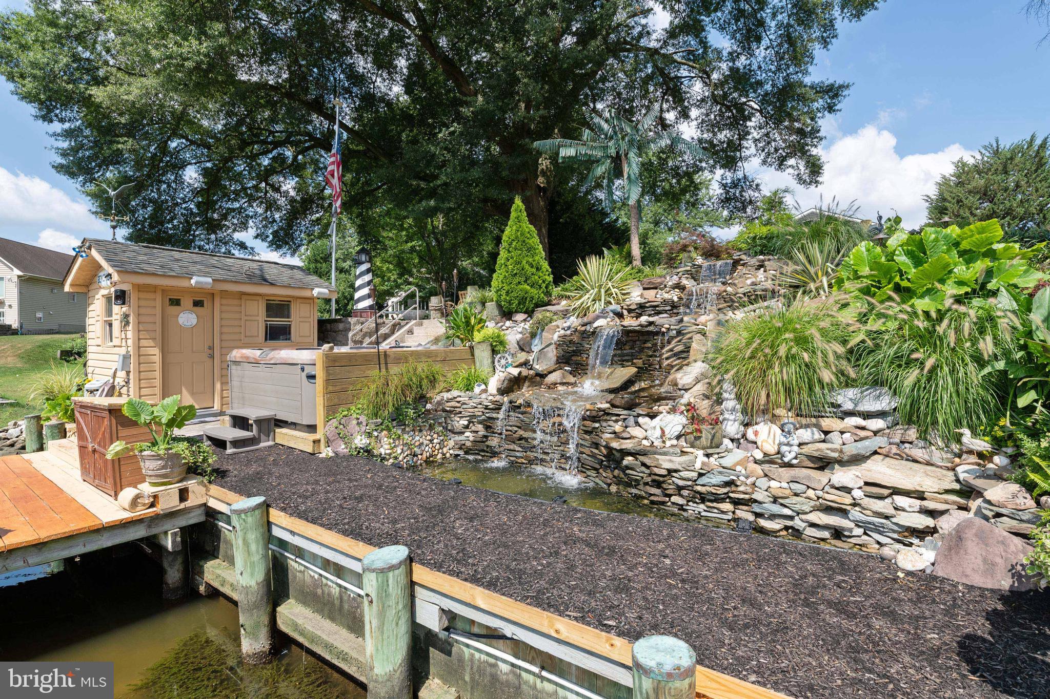 82 Johnson Road Pasadena, MD 21122 - Photo 58 of 76 Waterall and Boat House
