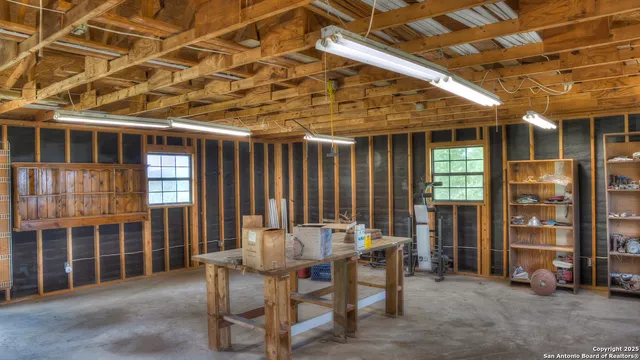 a view of a indoor basketball court
