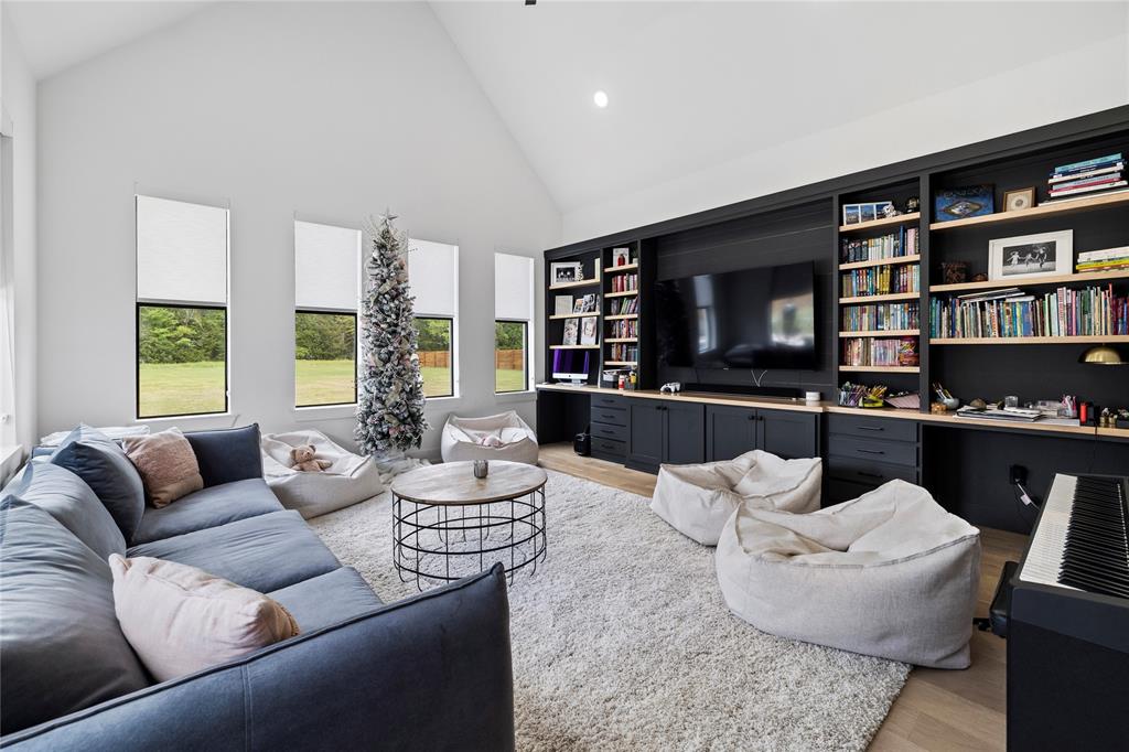 21197 Gatlinburg Road Bullard, TX 75757 - Photo 29 of 40 a living room with furniture and a flat screen tv