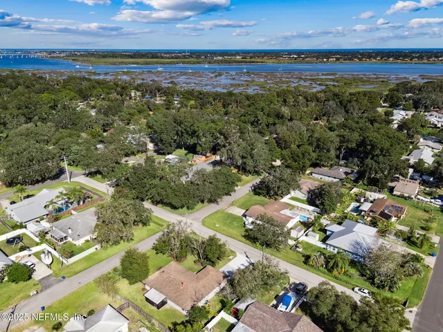 a garden view with a fountain