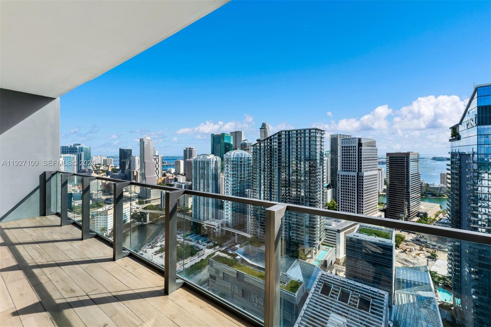 88 Southwest 7th Street, Unit 3907 Miami, FL 33130 - Photo 28 of 33 a view of a balcony with city view