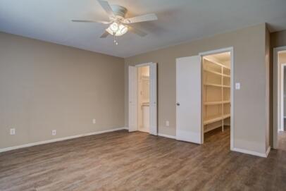 2611 49th Street Lubbock, TX 79413 - Photo 26 of 35 wooden floor in an empty room with a window