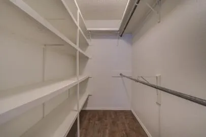a view of walk in closet
