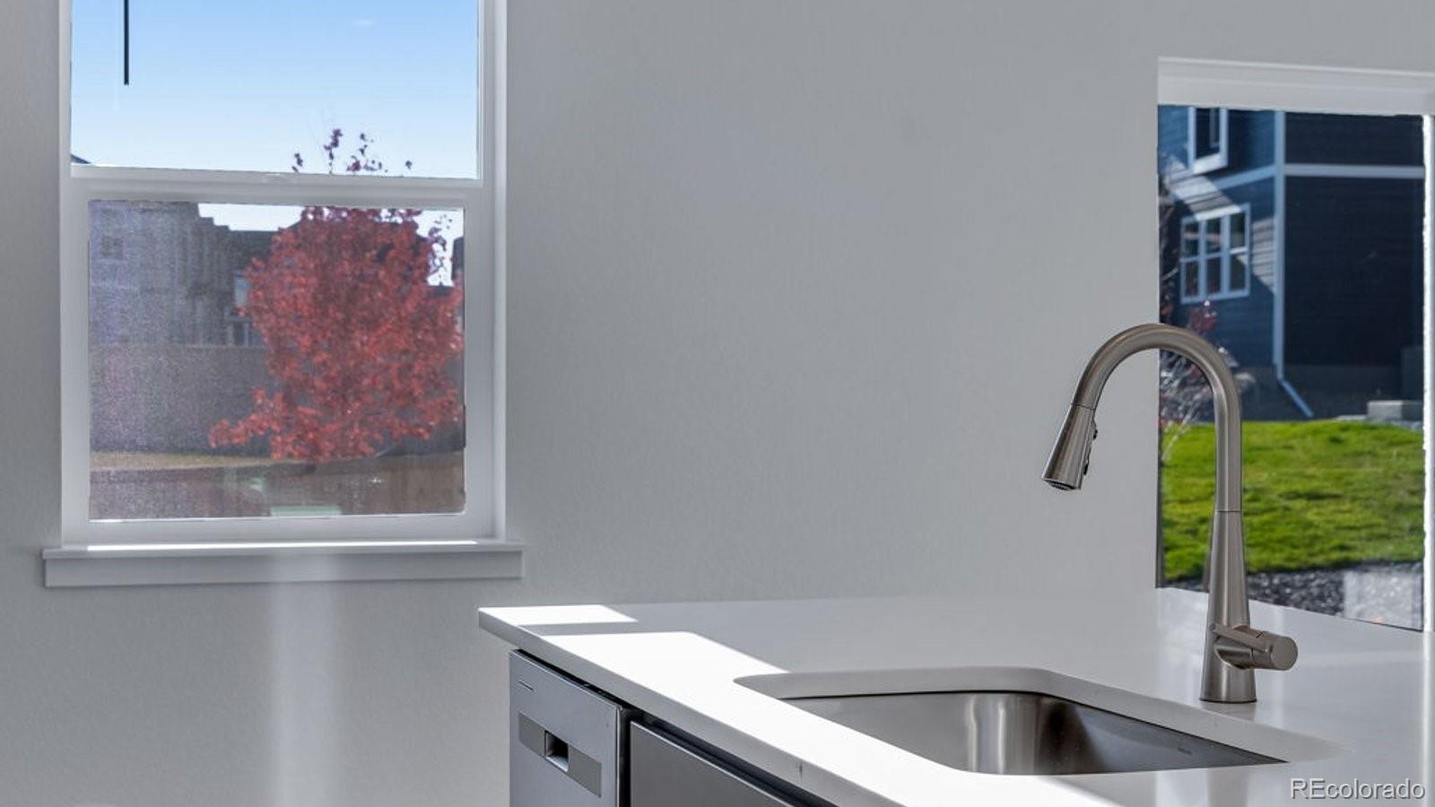 3434 Belleville Ridge Road Elizabeth, CO 80107 - Photo 21 of 48 a bathroom with a sink and a mirror