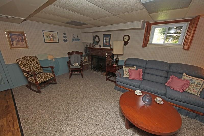 4470 Mt Troy Road Pittsburgh, PA 15214 - Photo 9 of 20 Finished Lower Level with a Gas Log Fireplace...
