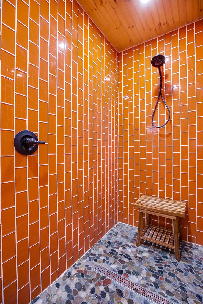 19621 Bluff Road Christoval, TX 76935 - Photo 11 of 74 a bathroom with a sink toilet and blue shower