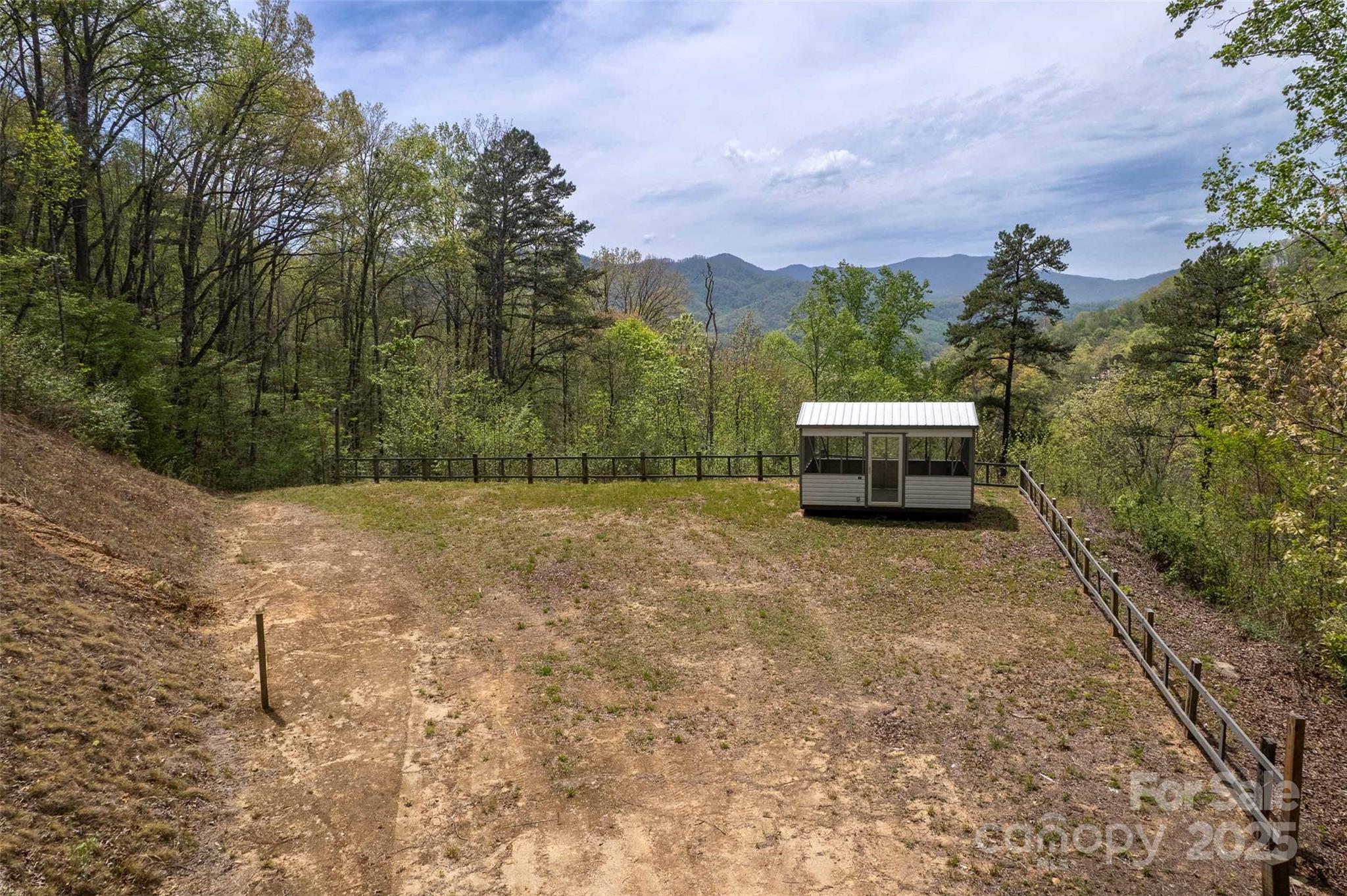 Lot 3 Bradley Branch Road Whittier, NC 28789 - Photo 8 of 9 a view of a yard with an trees
