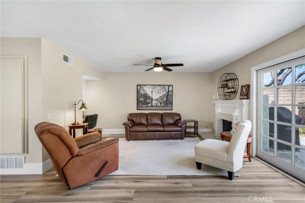 109 Cinnamon Ridge Road Brea, CA 92821 - Photo 27 of 67 Main floor family room including ceiling fan with light.