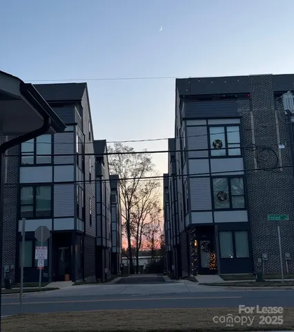 a view of a building and a window