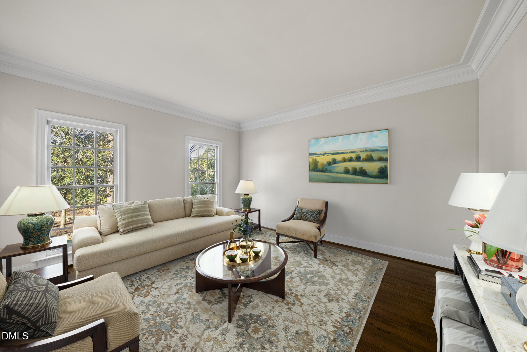 3812 City Of Oaks Wynd Raleigh, NC 27612 - Photo 8 of 79 a living room with furniture and a rug