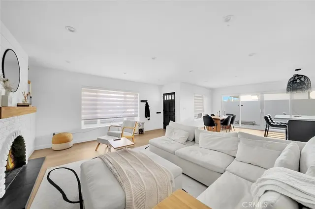 a room with furniture