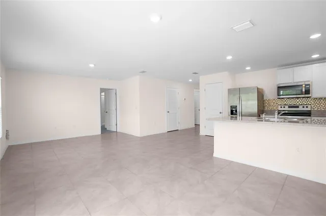 a view of empty room