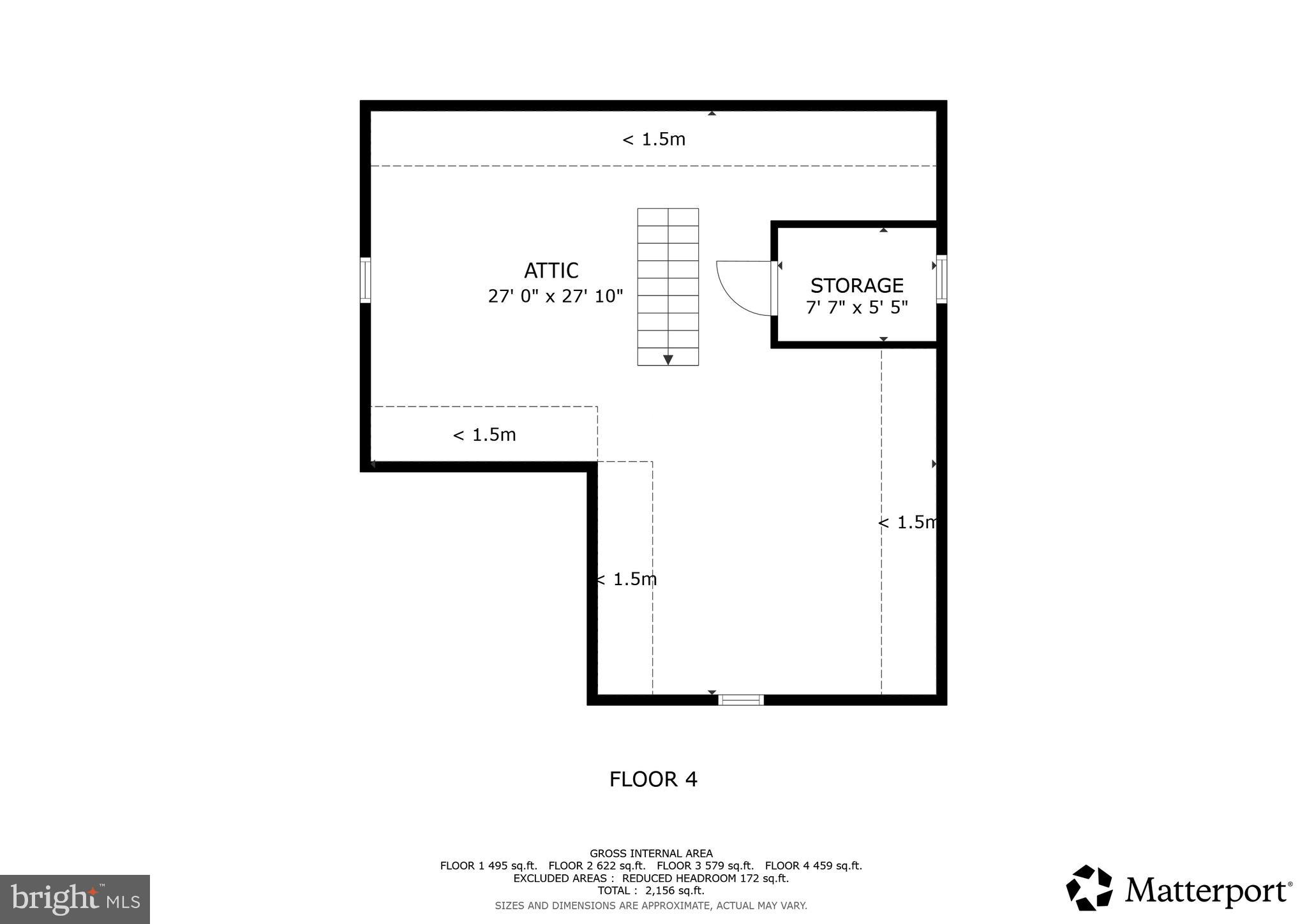 120 West Lemon Street Lititz, PA 17543 - Photo 57 of 59 3rd floor attic of main house
