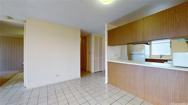 a view of a kitchen with a sink