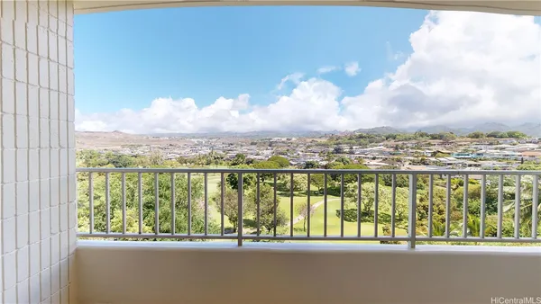 a view of ocean from a balcony