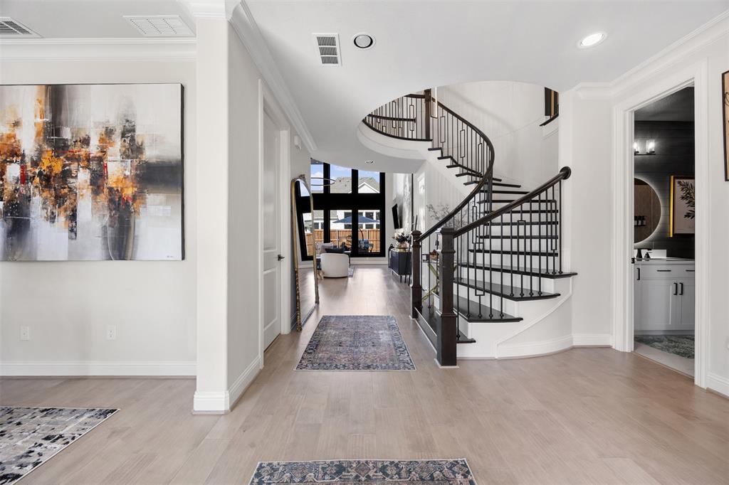 2413 Shane Drive Midlothian, TX 76065 - Photo 1 of 37 a view of entryway with furniture and stairs