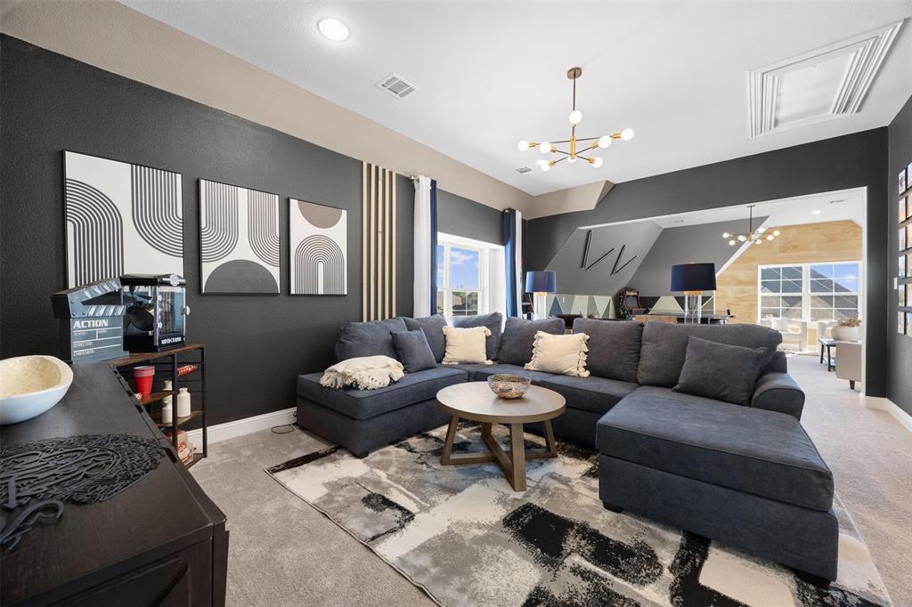 2413 Shane Drive Midlothian, TX 76065 - Photo 26 of 37 a living room with furniture and a large window