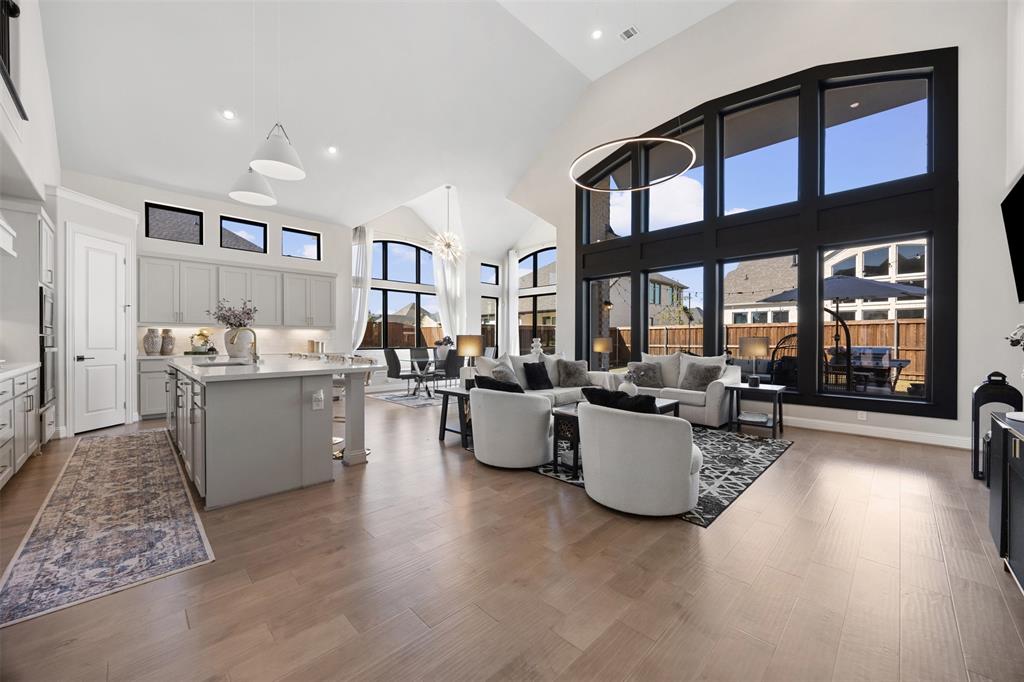 2413 Shane Drive Midlothian, TX 76065 - Photo 10 of 37 a living room with furniture and kitchen view