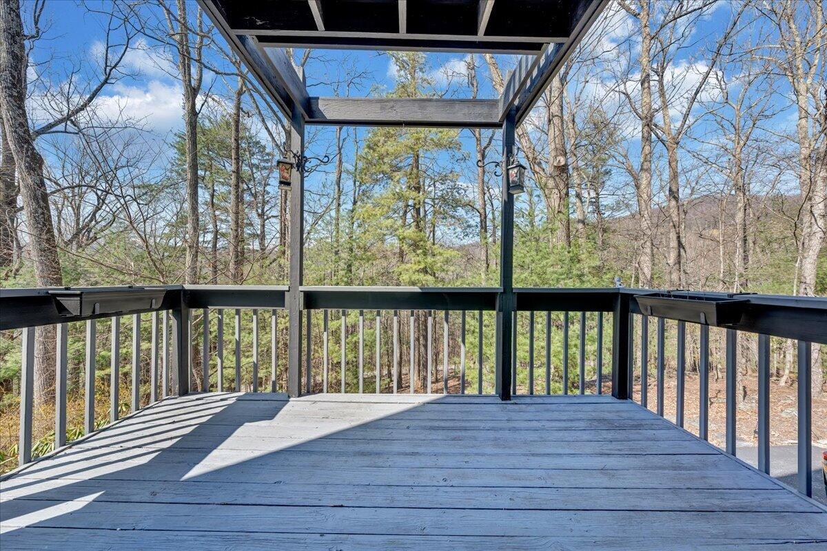 6878 Mt Chestnut Road Roanoke, VA 24018 - Photo 16 of 50 a view of balcony with wooden floor