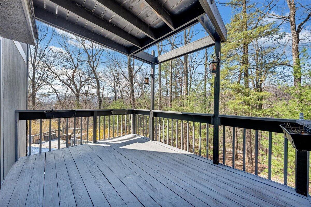 6878 Mt Chestnut Road Roanoke, VA 24018 - Photo 17 of 50 a view of balcony with wooden floor
