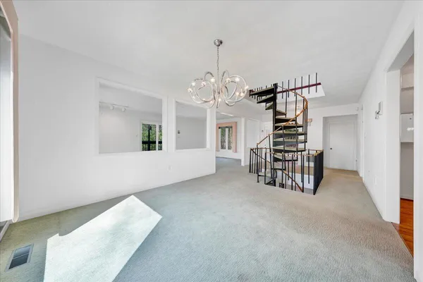 a view of entryway and hall