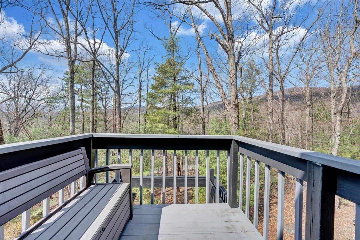 6878 Mt Chestnut Road Roanoke, VA 24018 - Photo 28 of 50 a view of a balcony with wooden floor