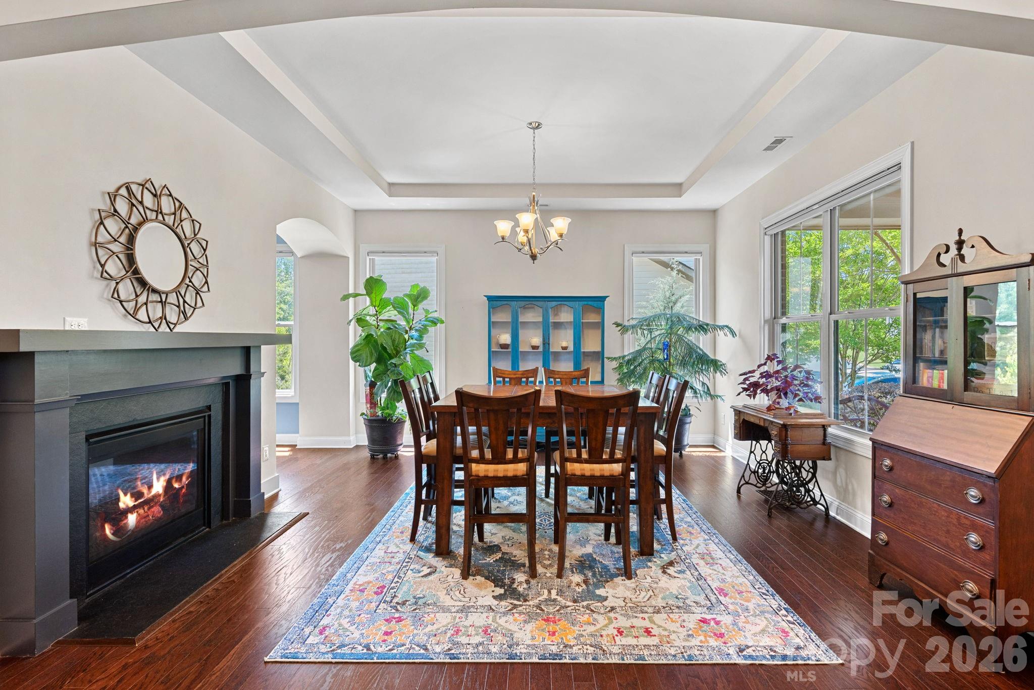 897 Tyne Drive Fort Mill, SC 29715 - Photo 3 of 46 a view of a dining room with furniture window and wooden floor