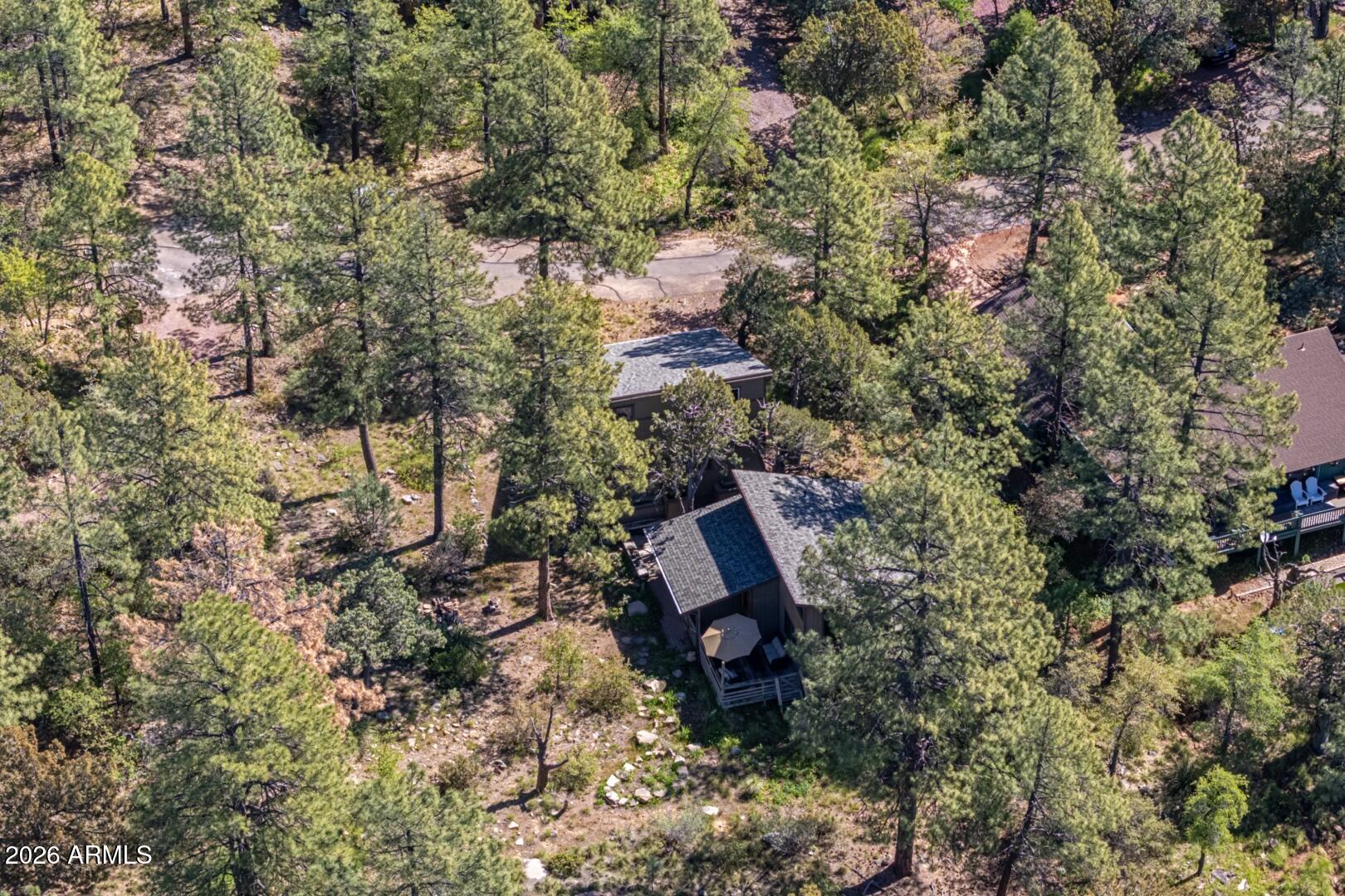 4880 Tor Street Pine, AZ 85544 - Photo 27 of 34 a backyard of a house with lots of green space