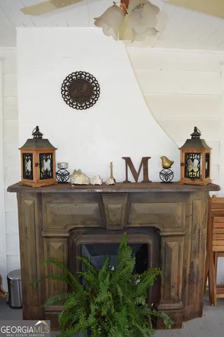 a view of a door of the house