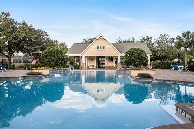 a view of a house with a park