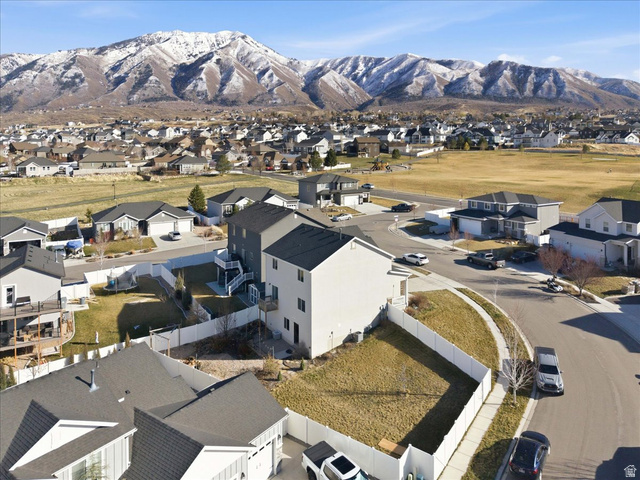 1218 Moonlight Drive Elk Ridge, UT 84651 - Photo 43 of 44 Aerial view of residential area featuring mountains