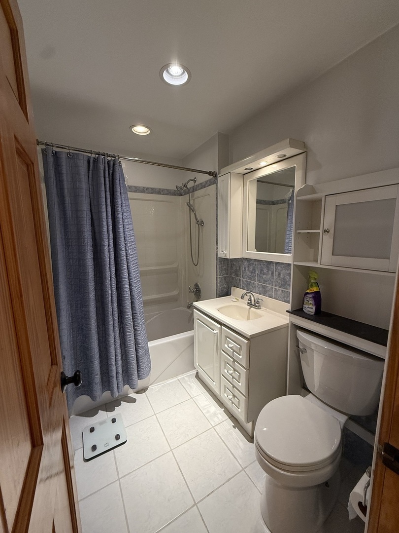 728 Dempster Street, Unit 210 Mount Prospect, IL 60056 - Photo 17 of 27 a bathroom with a sink toilet and shower