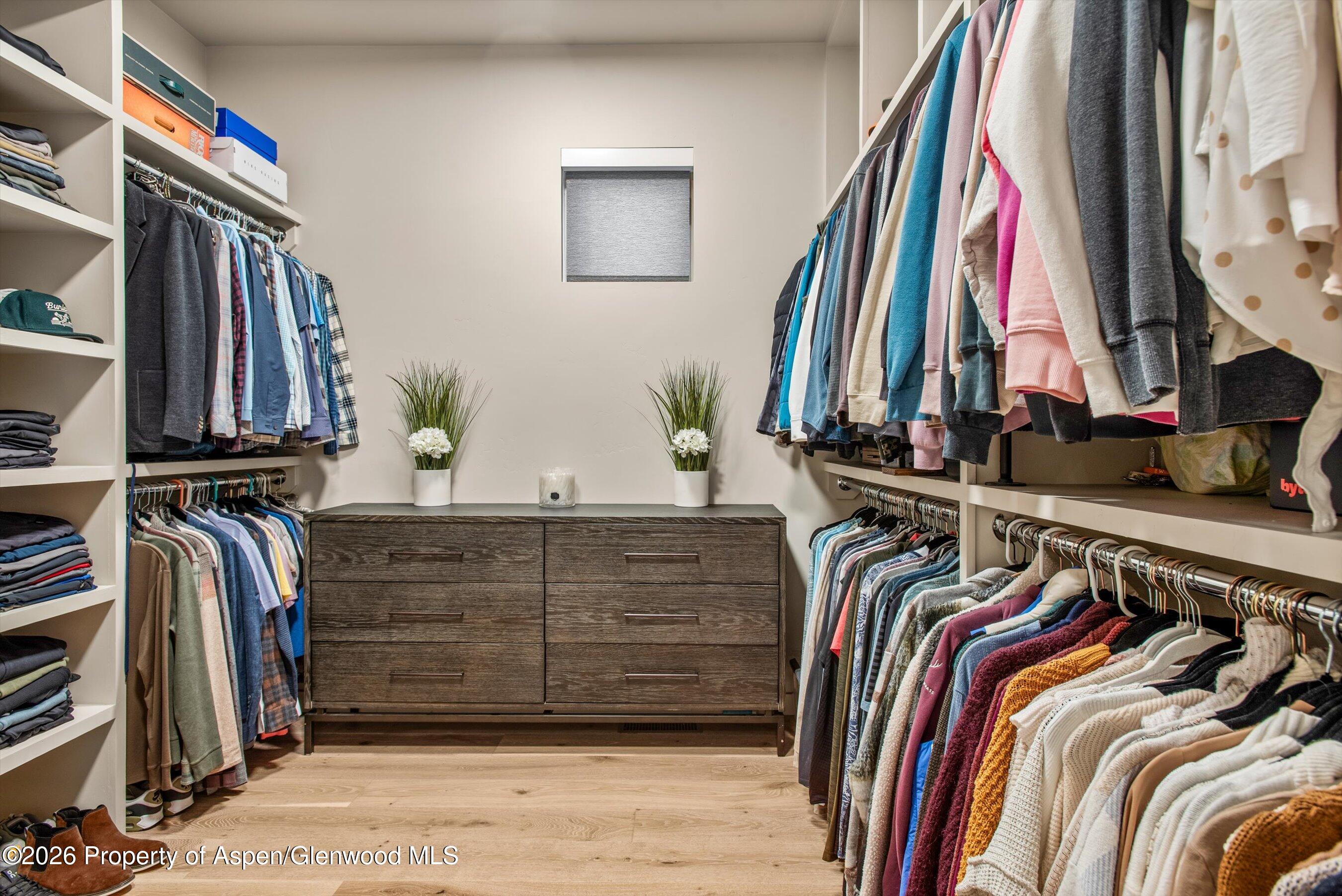 129 Valley Court Basalt, CO 81621 - Photo 17 of 26 a view of walk in closet with clothes and shoes