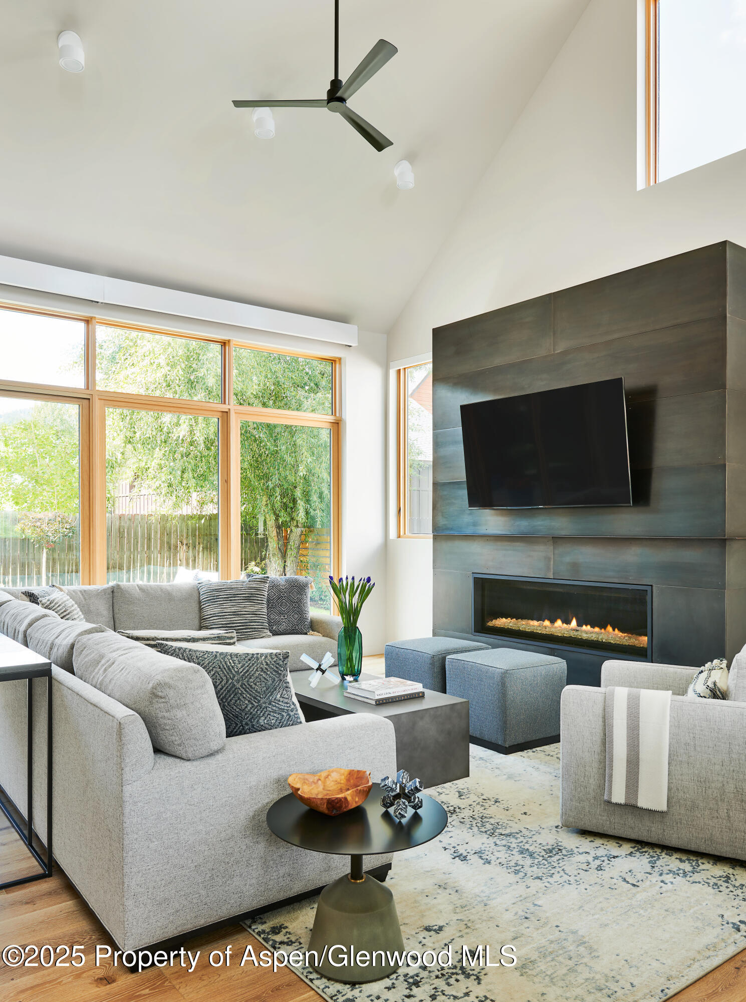129 Valley Court Basalt, CO 81621 - Photo 3 of 26 a living room with furniture and a flat screen tv