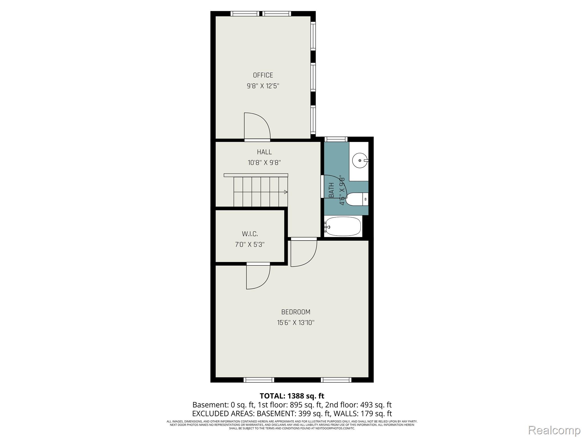 306 Mill Street Pinckney, MI 48169 - Photo 28 of 29 Floor plan of upstairs