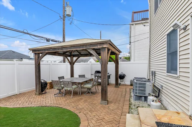 a view of outdoor space yard deck patio and outdoor kitchen