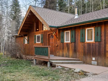 a backyard of a house