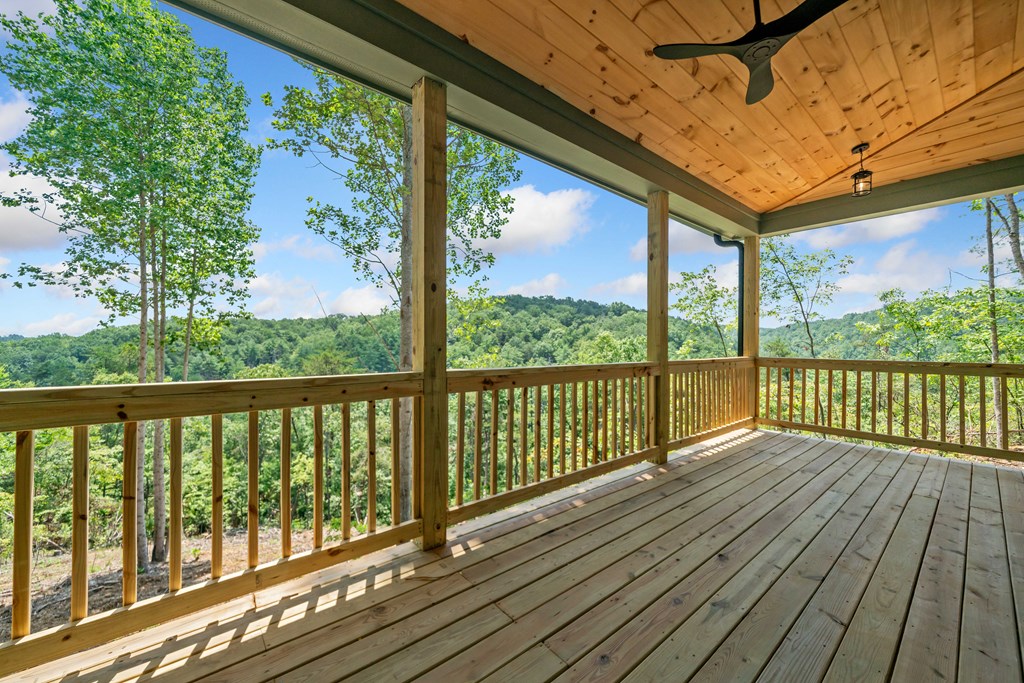 1374 Northeast Foxhound Ranger, GA 30734 - Photo 3 of 45 a view of balcony with wooden floor