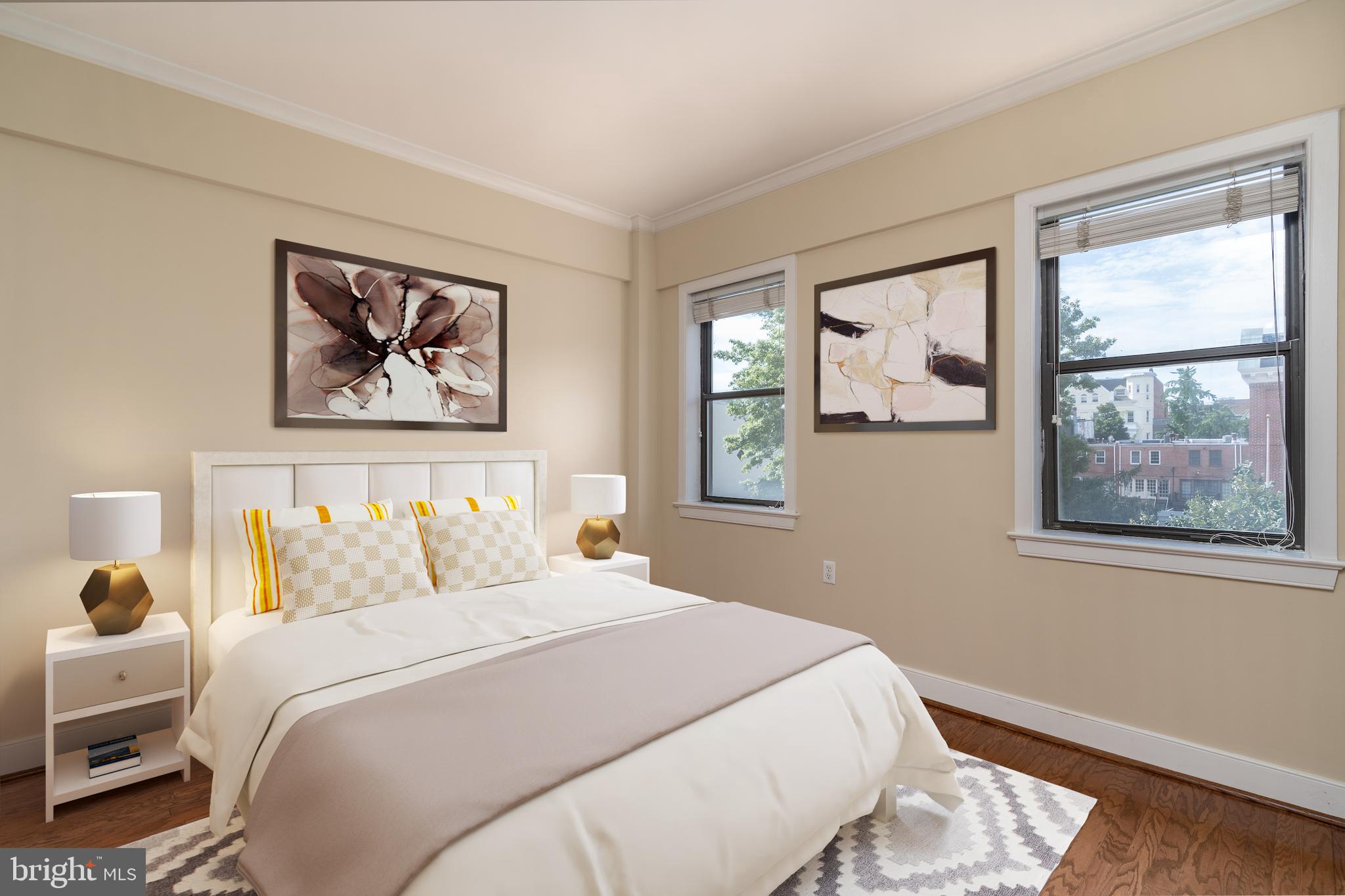 1727 R Street Northwest, Unit 302 Washington, DC 20009 - Photo 3 of 22 Bedroom (Virtual Staging)